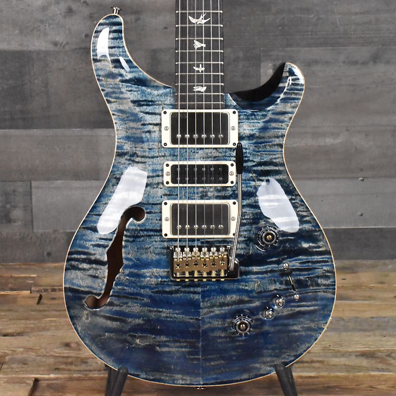 цена Электрогитара PRS Special Semi-Hollow - Faded Whale Blue with Hard Shell Case