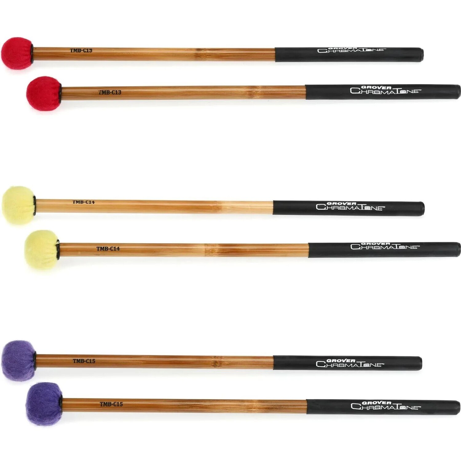 

Набор Grover Pro Percussion ChromaTone II Timpani Mallet — светлая палитра