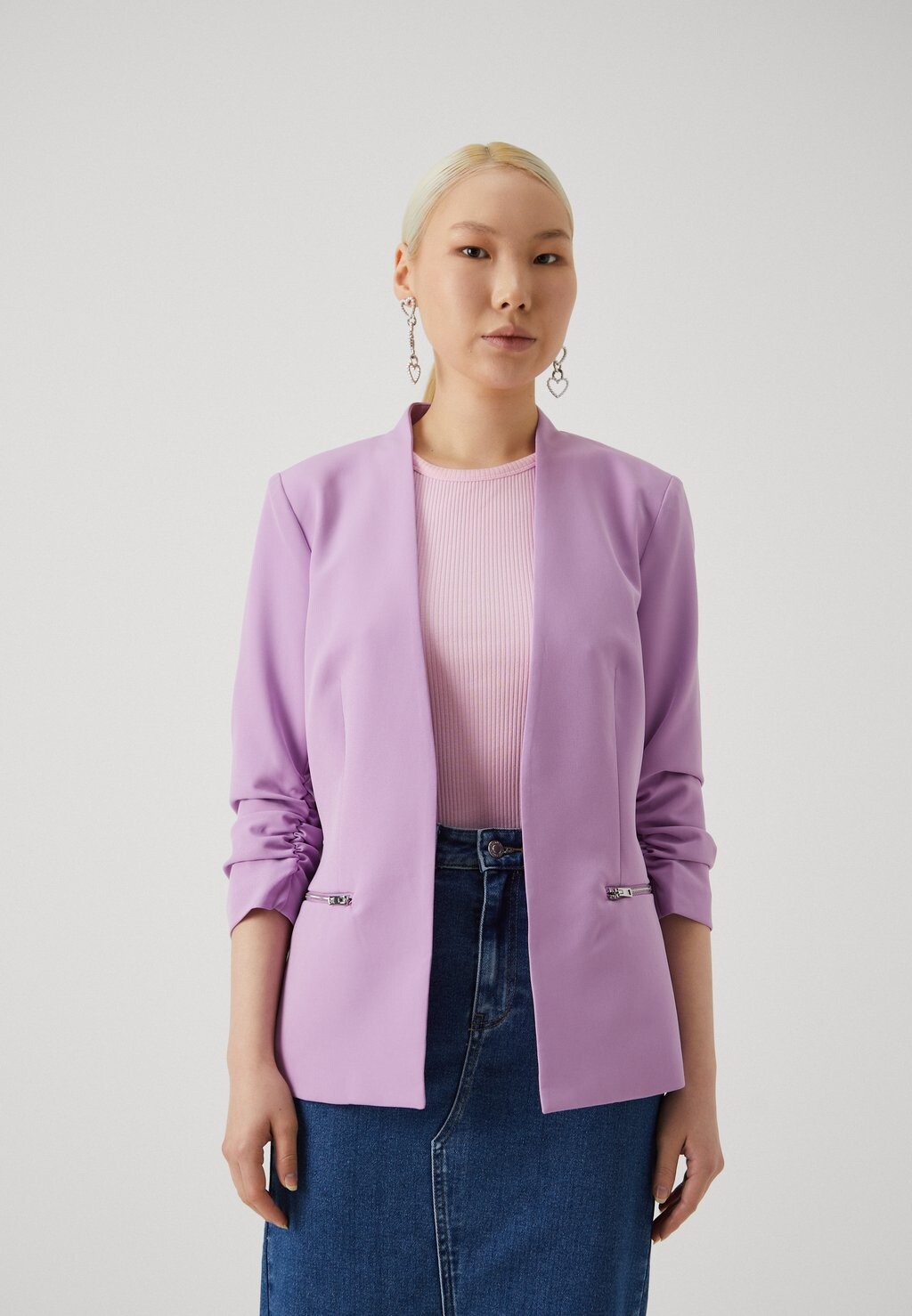 

Блейзер ONLBERRY 3/4 ZIP ONLY, цвет violet