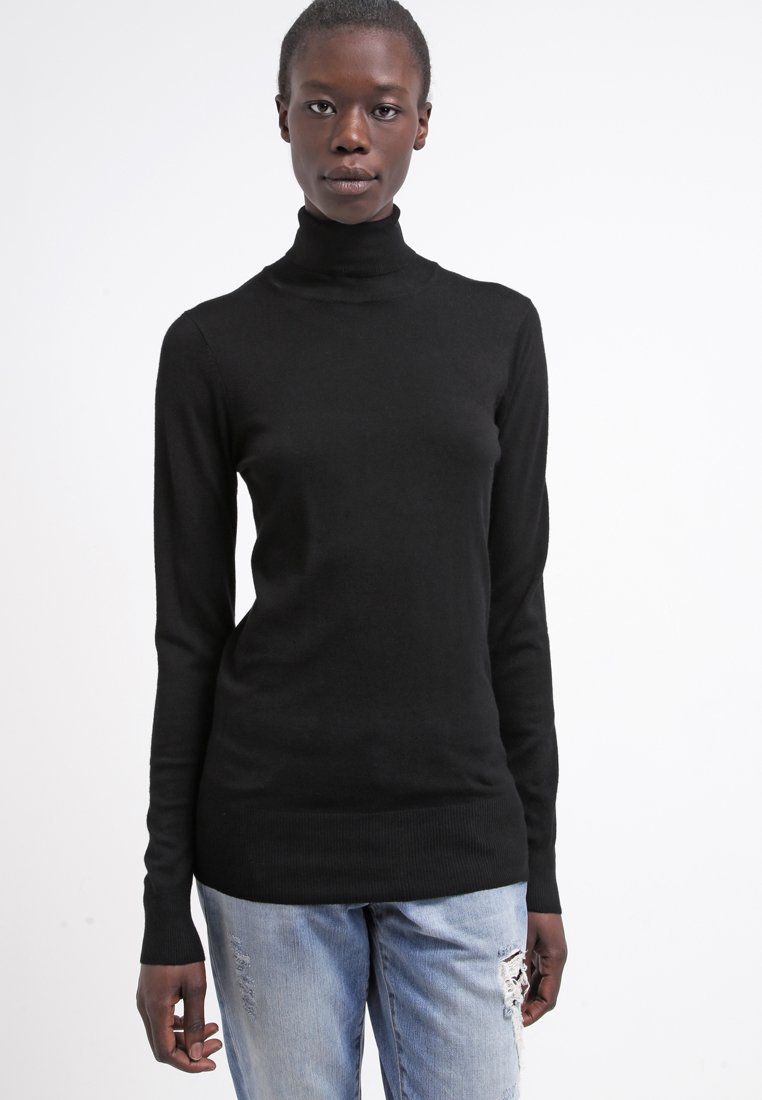 

Свитер Kaffe Astrid Roll Neck, черный глубокий