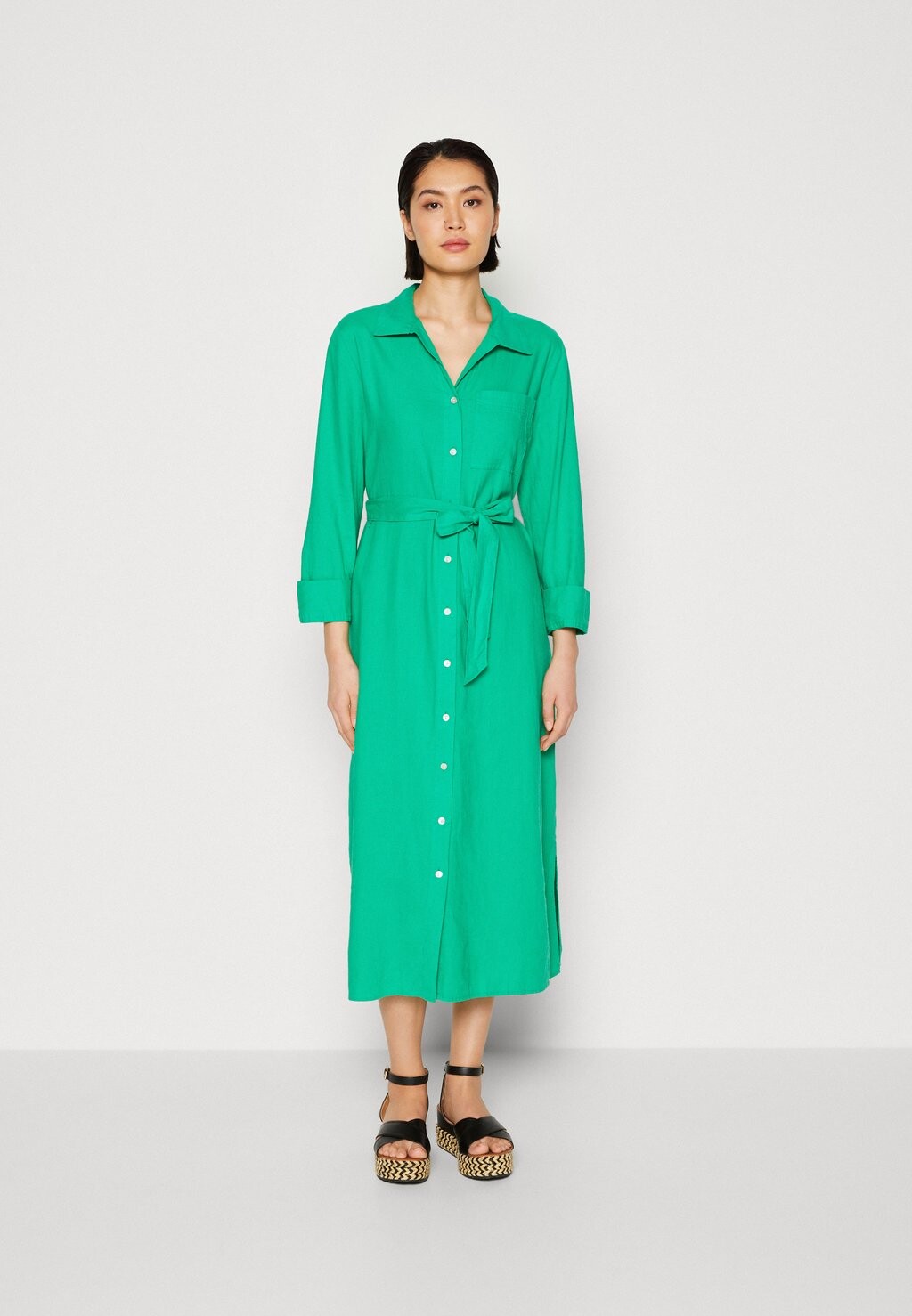 

Платье-рубашка Marks & Spencer, зеленый