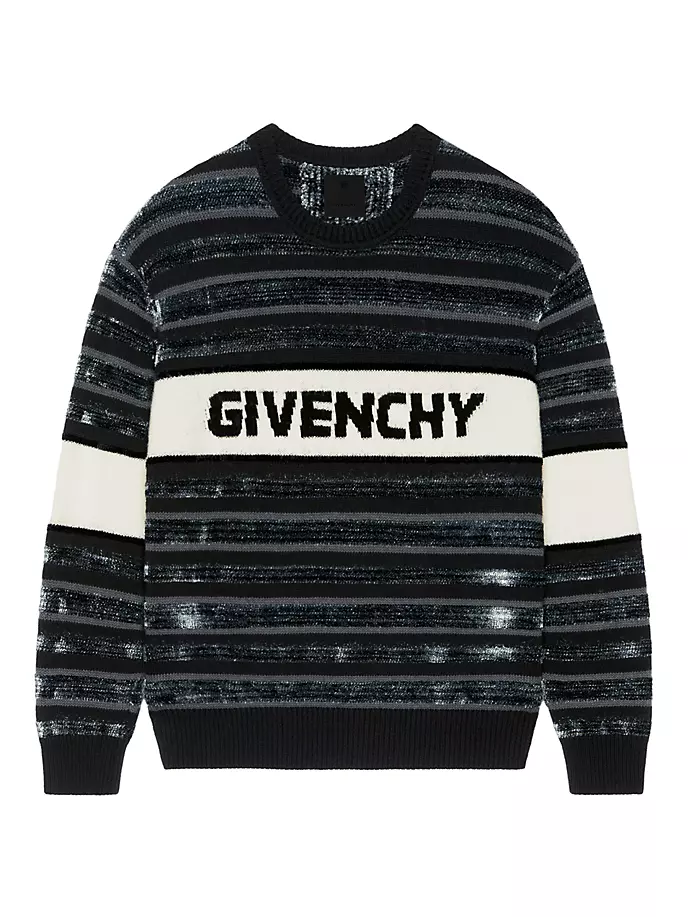 

Шерстяной свитер в полоску Givenchy, черный