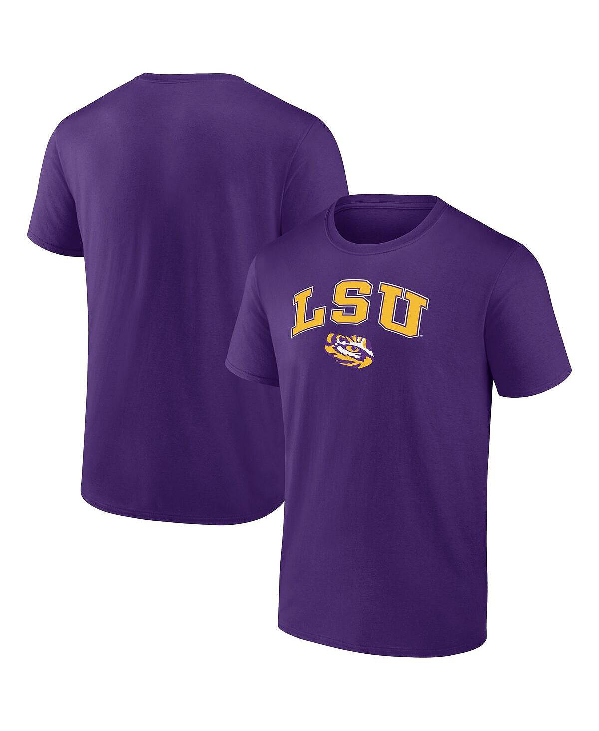 

Мужская фиолетовая футболка с логотипом LSU Tigers Campus Fanatics