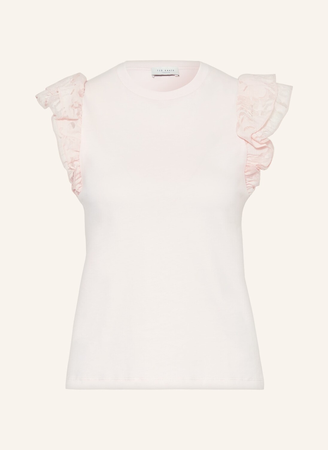 

Футболка TED BAKER BOBYANN mit Rüschen, светло-розовый