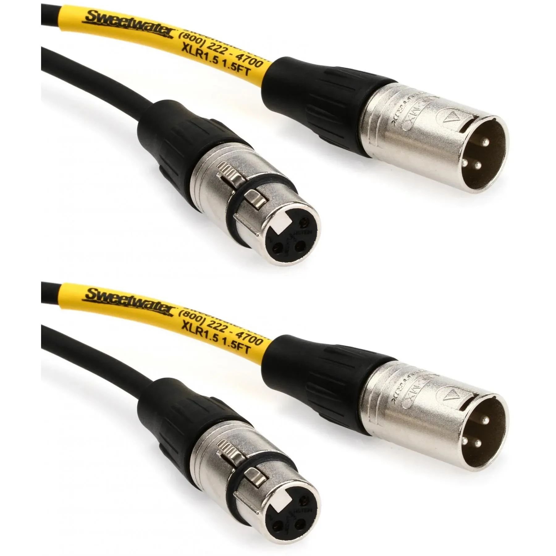 

Соединительный кабель Pro Co EXM-1.5 Excellines XLR «мама» — «папа» XLR — 1,5 фута (2 шт.)