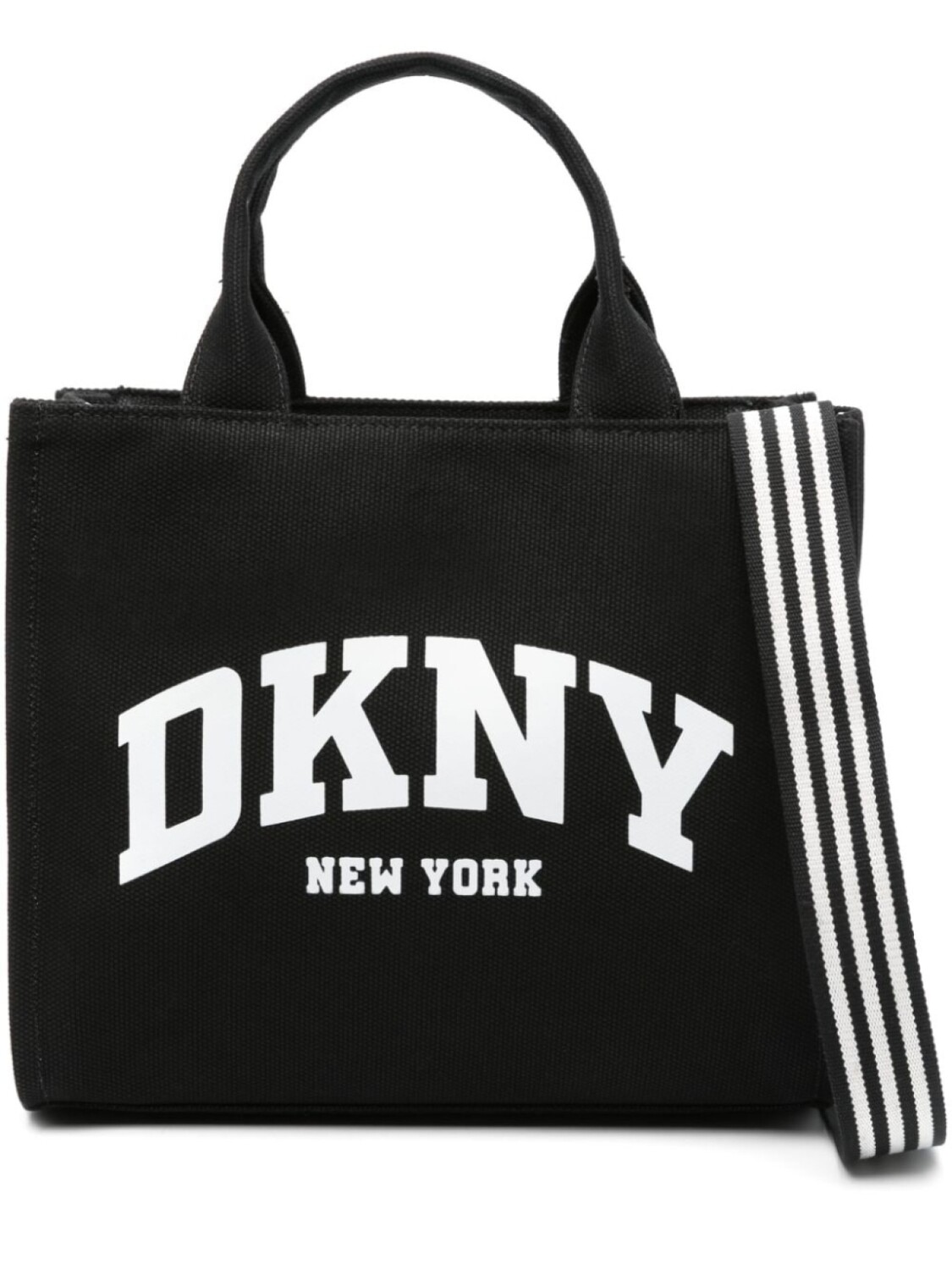

DKNY средняя сумка-тоут Hadlee из холста, черный