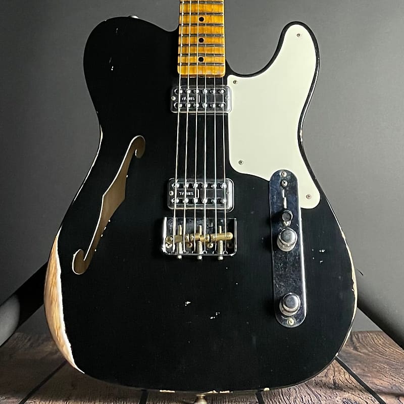 caney oro ligero Электрогитара Fender Custom Shop LTD Caballo Tono Ligero, Relic- Aged Black