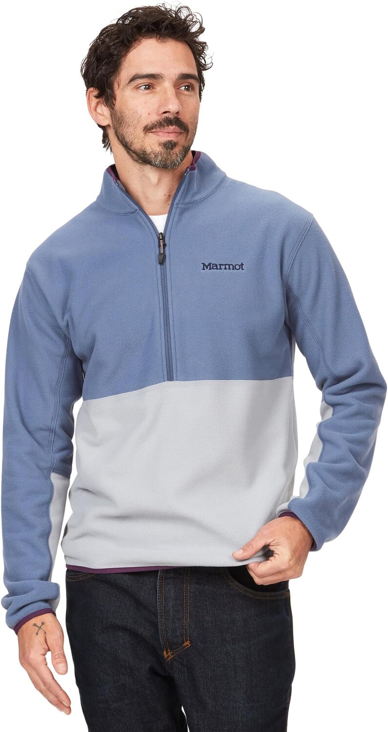 

Толстовка Marmot Rocklin 1/2 Zip, цвет Storm/Sleet