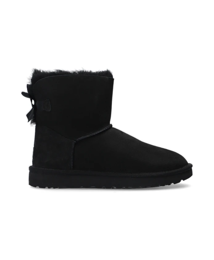

Замшевые зимние ботинки Mini Bailey Bow II Ugg, черный
