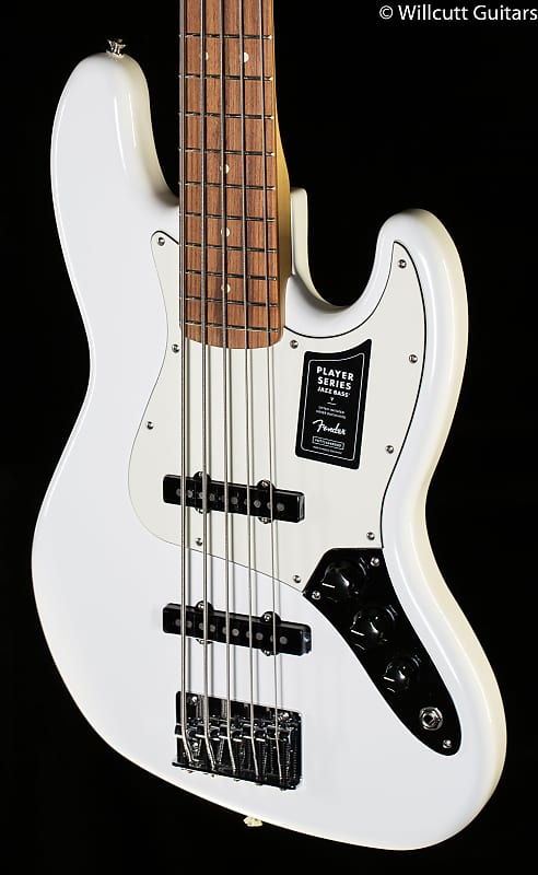Басс гитара Fender Player Jazz Bass V Pau Ferro Fingerboard Polar White