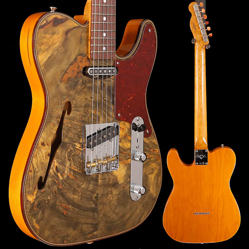 

Электрогитара Fender Custom Shop Artisan Buckeye Double Esquire NOS, Aged Natural 5lbs 15.2oz