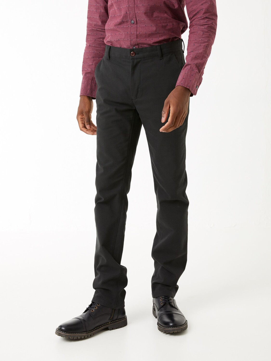 

Брюки FatFace Plain Slim Fit, темно-серые, Серый