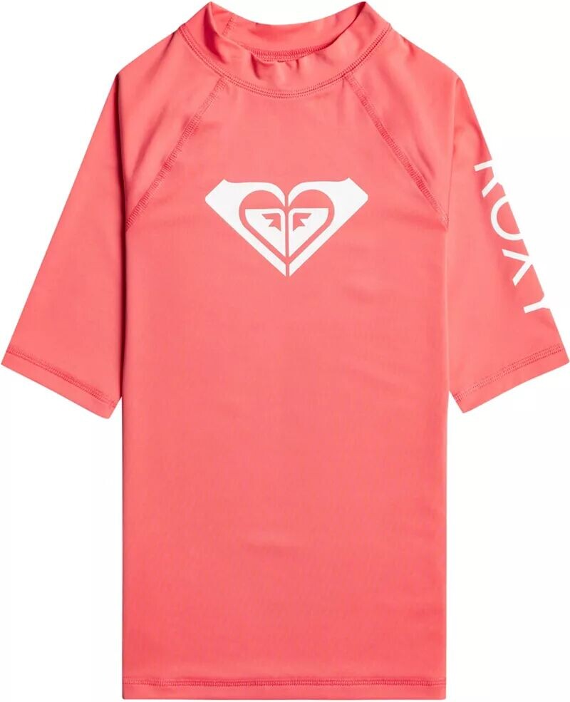

Рашгард с короткими рукавами Roxy для девочек Whole Hearted