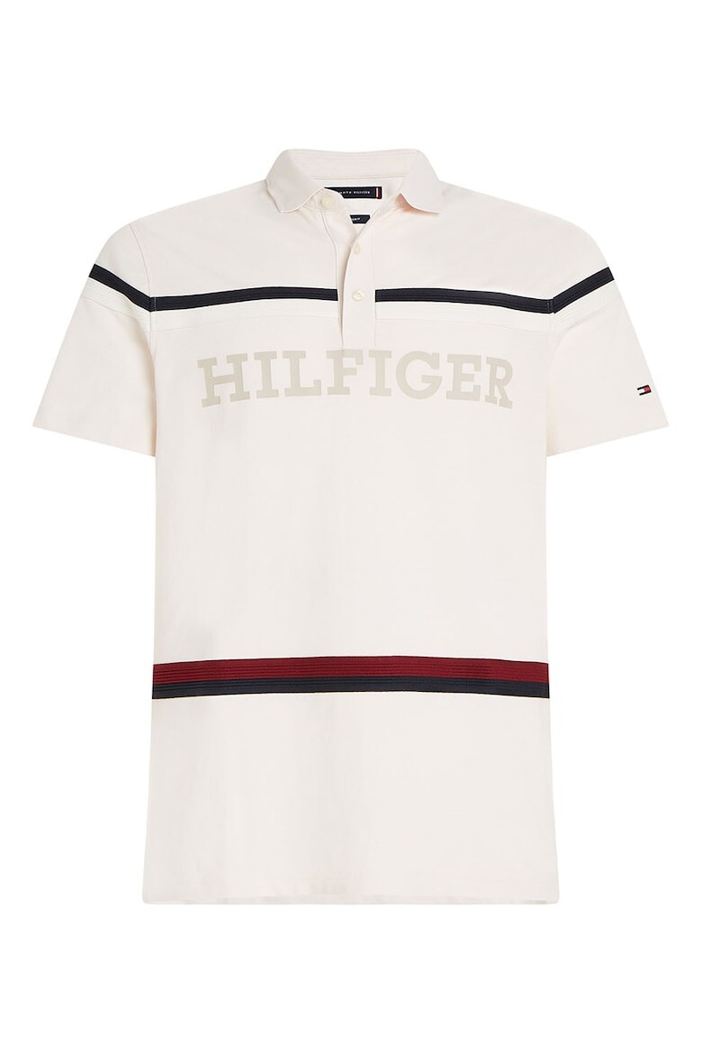 

Футболка с воротником и полоской Tommy Hilfiger, красный