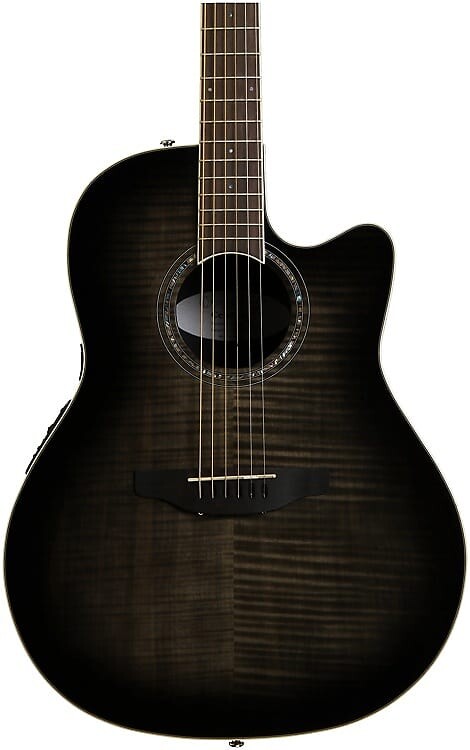 

Акустическая гитара Ovation Celebrity Standard Plus Mid-Depth Acoustic-Electric Guitar - Trans Black