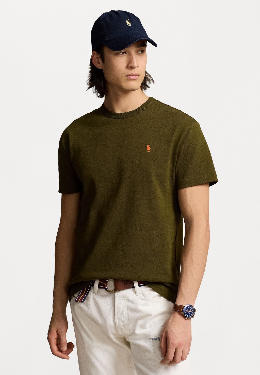 Базовая футболка Short Sleeve Polo Ralph Lauren, цвет manzanilla базовая футболка short sleeve polo ralph lauren цвет beach royal