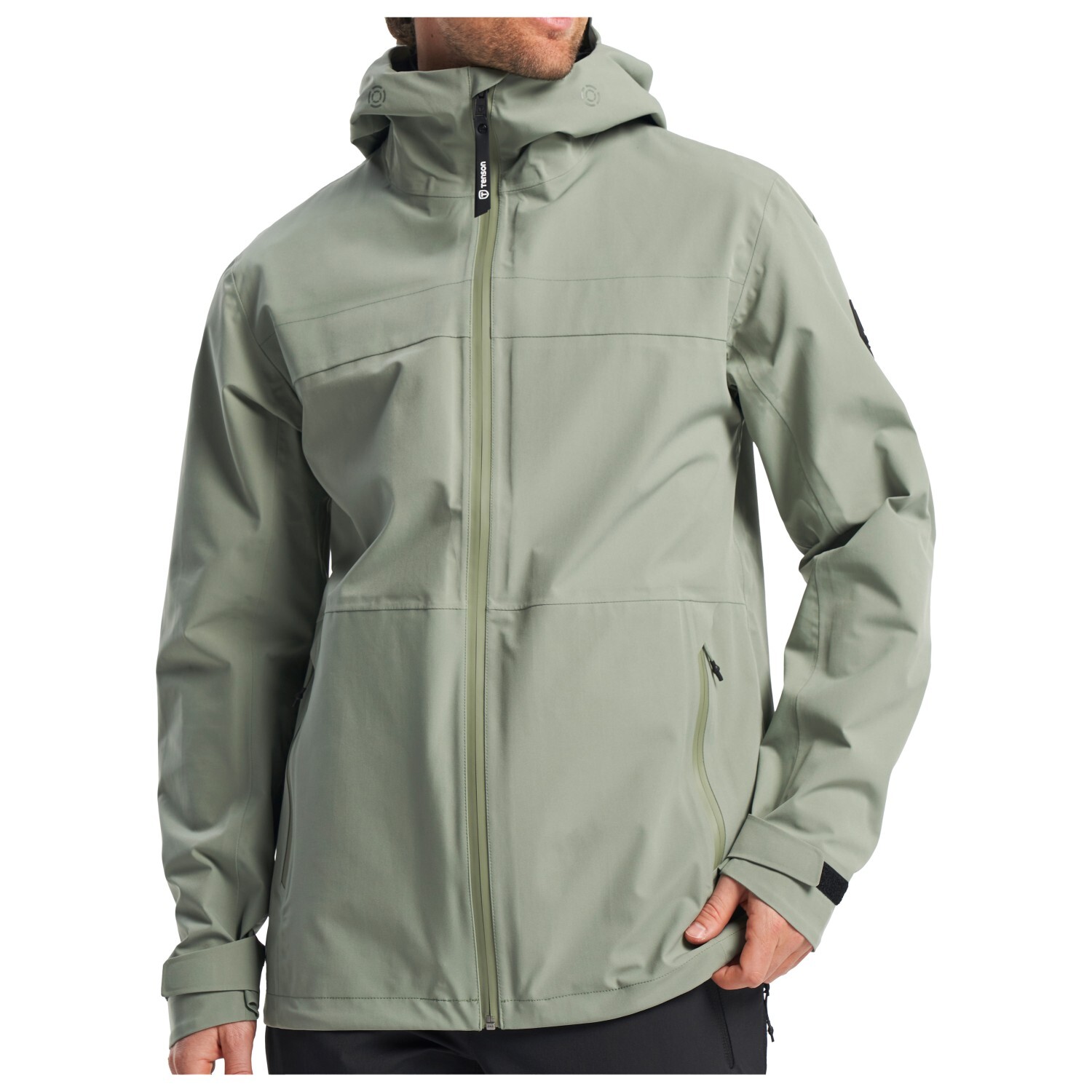 Дождевик Tenson Dew Point Shell, цвет Grey Green