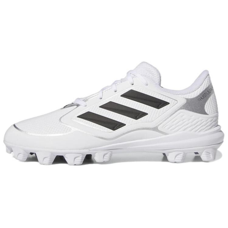

Кроссовки adidas Purehustle 3 MD Cloud White Core Black Silver Metallic Women's, белый/черный