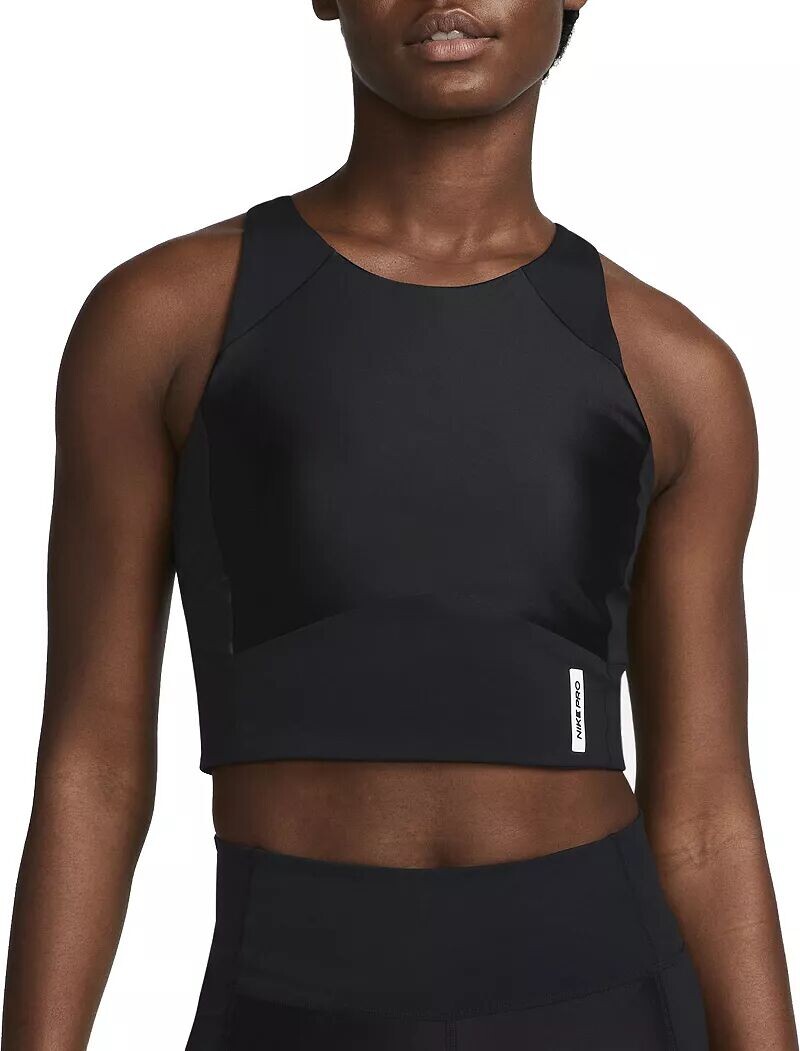 

Женская укороченная майка Nike Pro Dri-FIT, черный