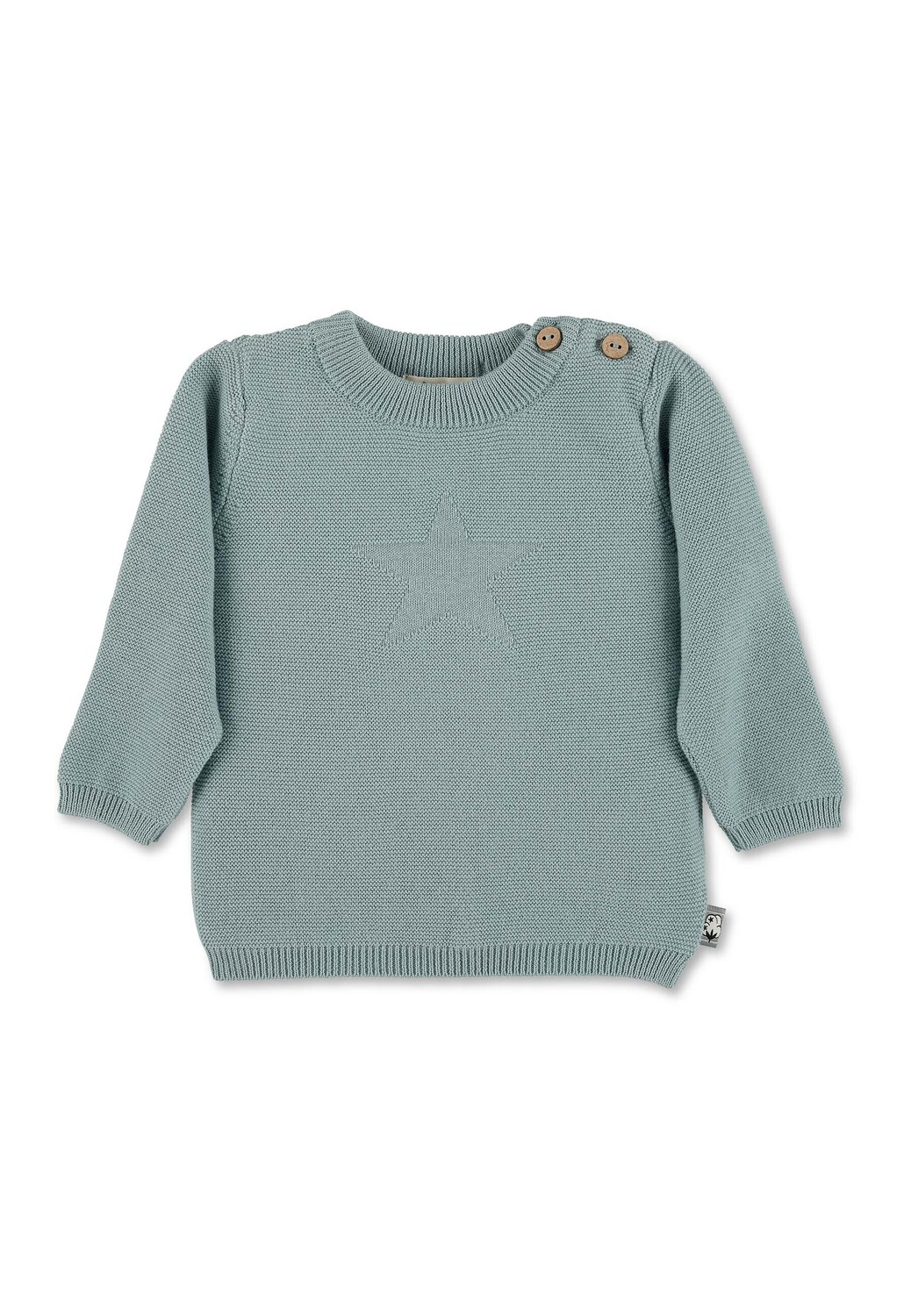 

Футболка Sterntaler GOTS Strick Pullover Stern, цвет sattes grün