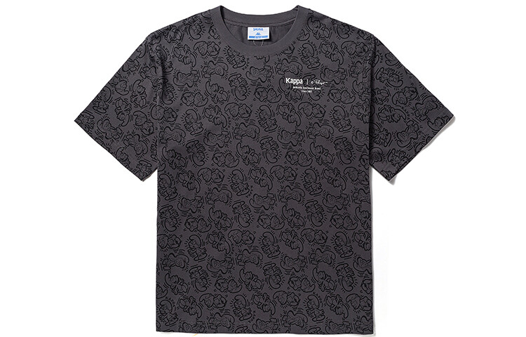 

Футболка унисекс Kappa, цвет Rebar Gray Full Print -1107P
