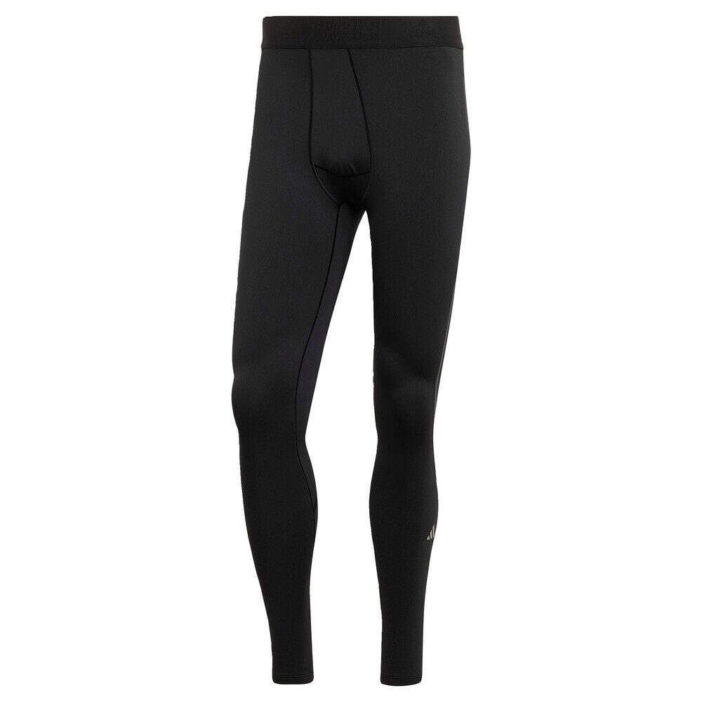 

Узкие тренировочные брюки ADIDAS PERFORMANCE Techfit Cold.Rdy Long, черный