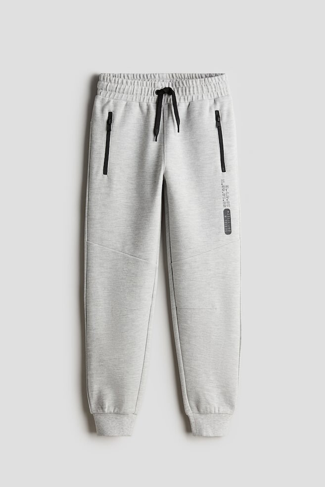 

Джоггеры из плотного трикотажа H&M, серый