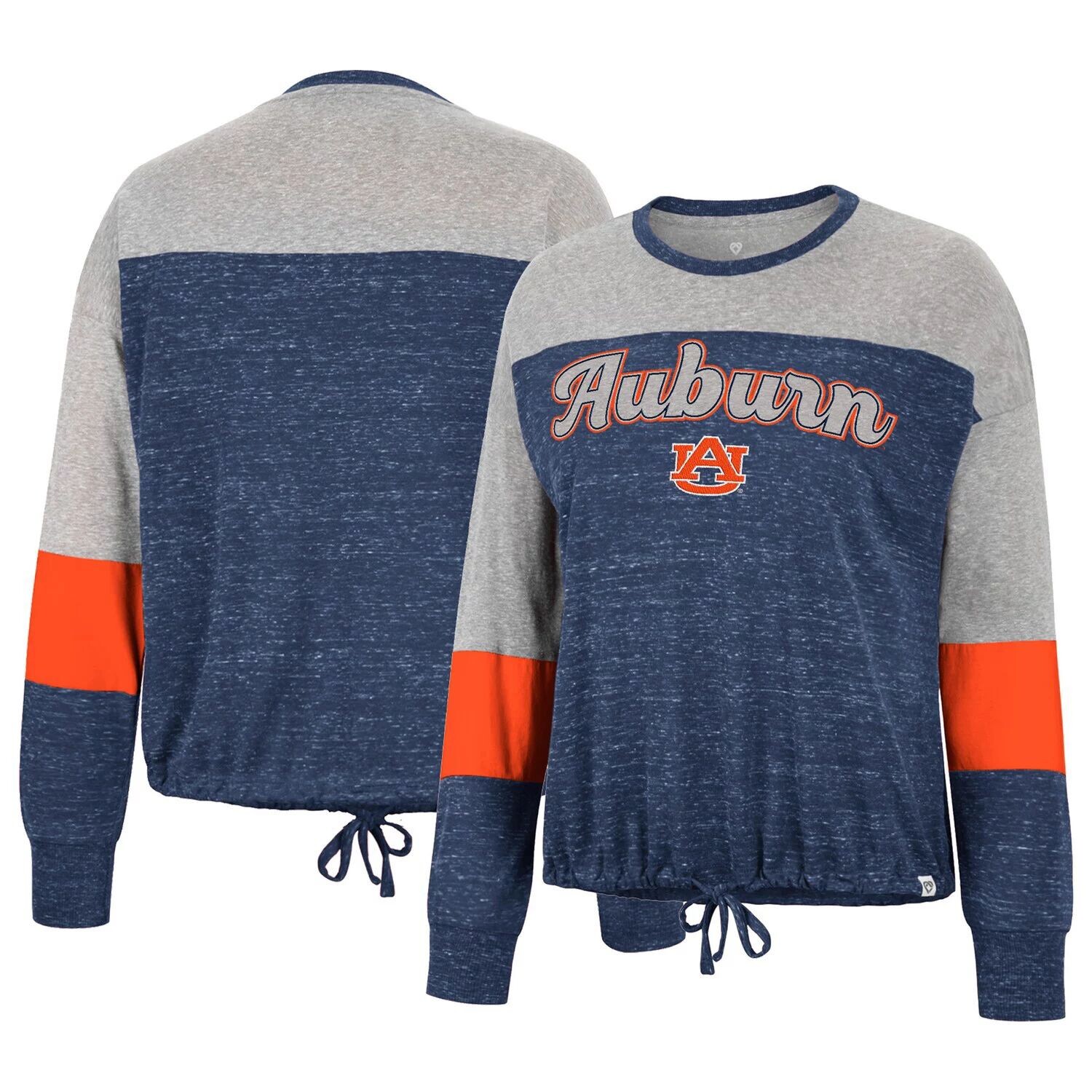 

Женская темно-рыжая футболка Colosseum Auburn Tigers Joanna с длинными рукавами и завязкой спереди Colosseum