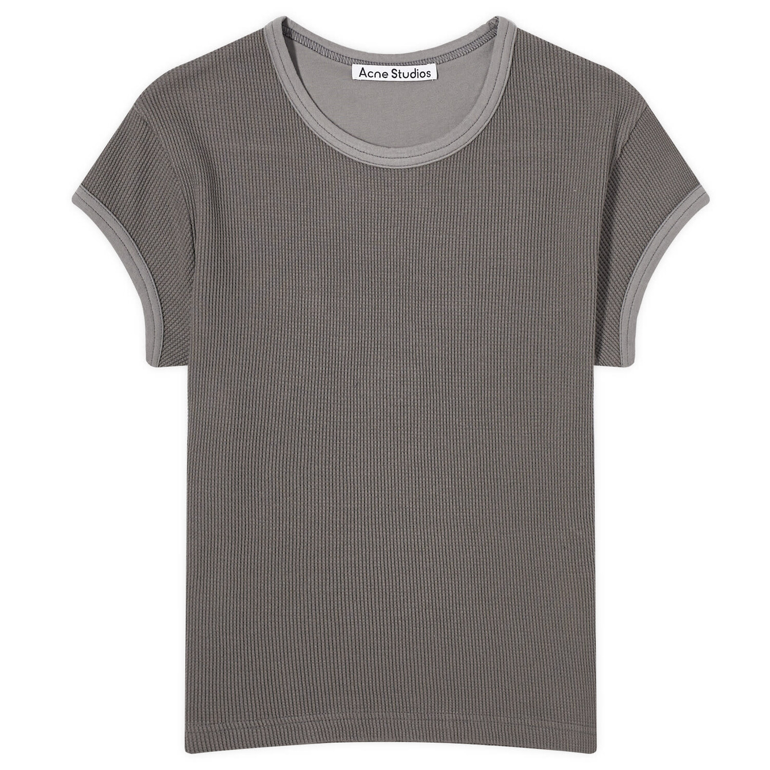 

Футболка Acne Studios Emrie U Vintage Wash Fitted T-Shirt, цвет Faded Black