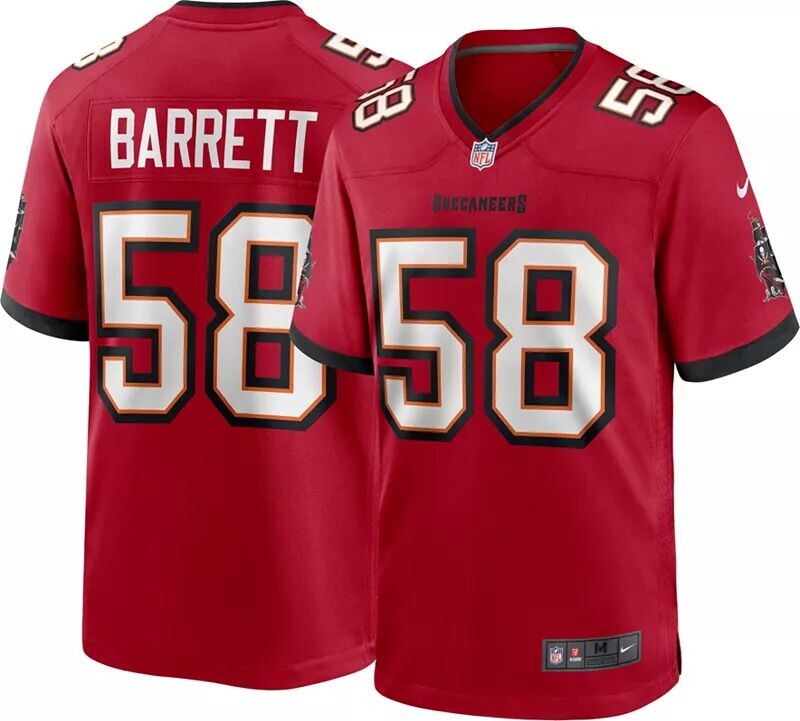 

Мужская красная майка Nike Tampa Bay Buccaneers Shaquil Barrett #58