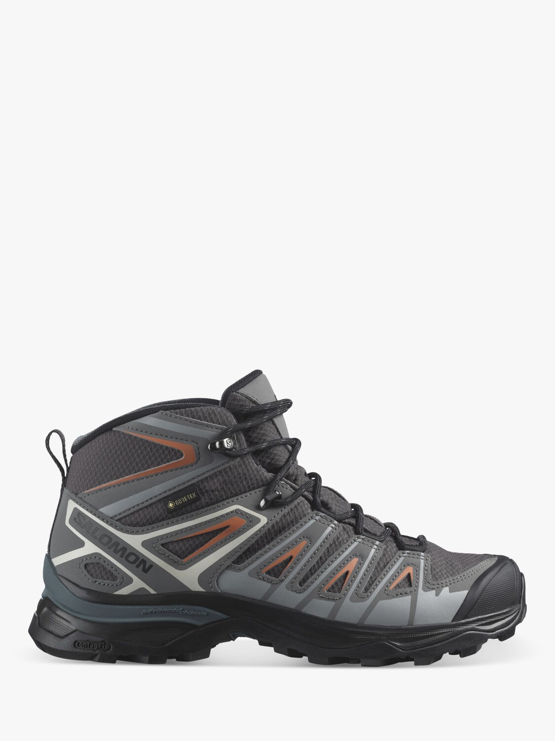 

Женские водонепроницаемые походные ботинки Gore-Tex X Ultra Pioneer Mid Salomon, серый