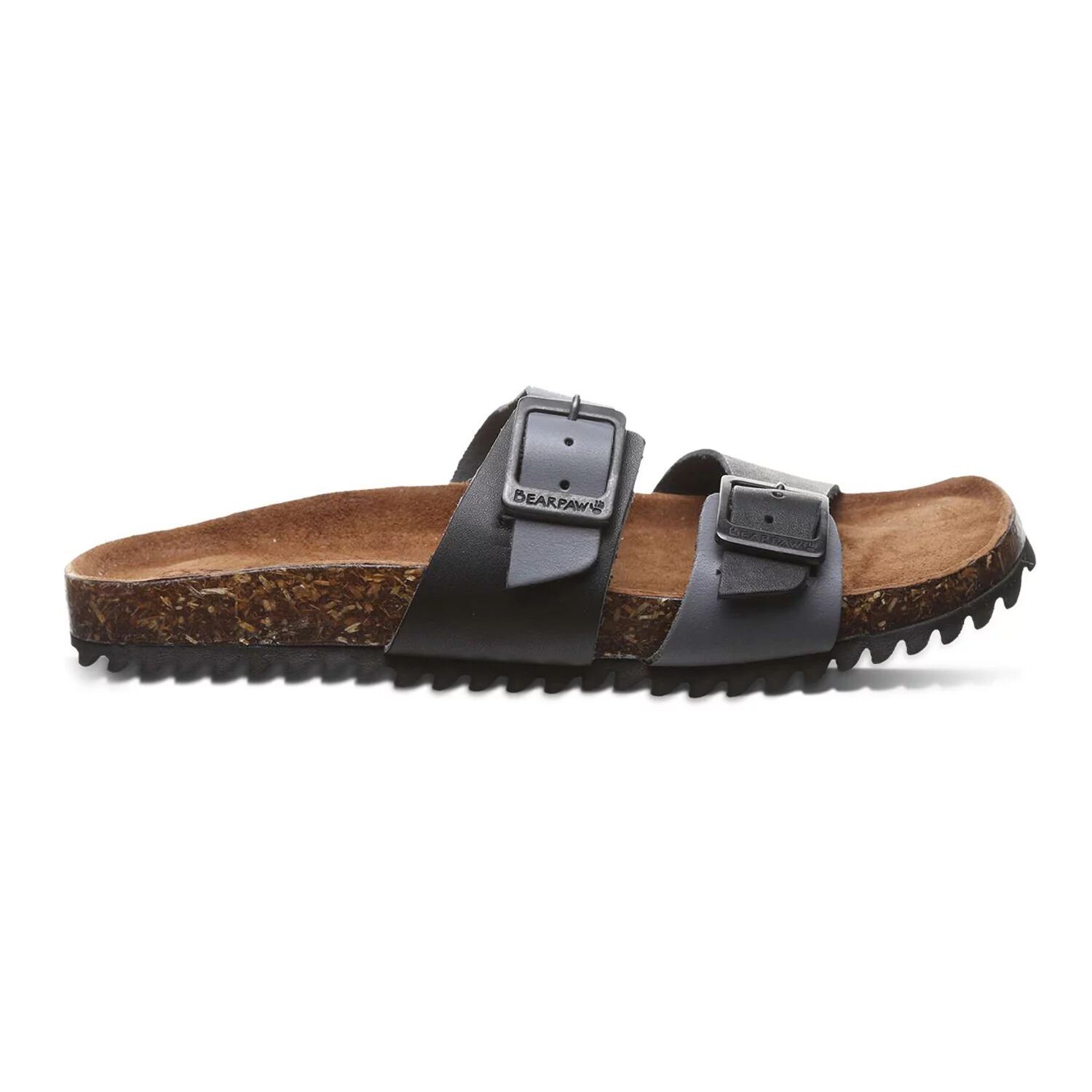 

Женские кожаные шлепанцы Bearpaw Julieta II Bearpaw, черный/серый