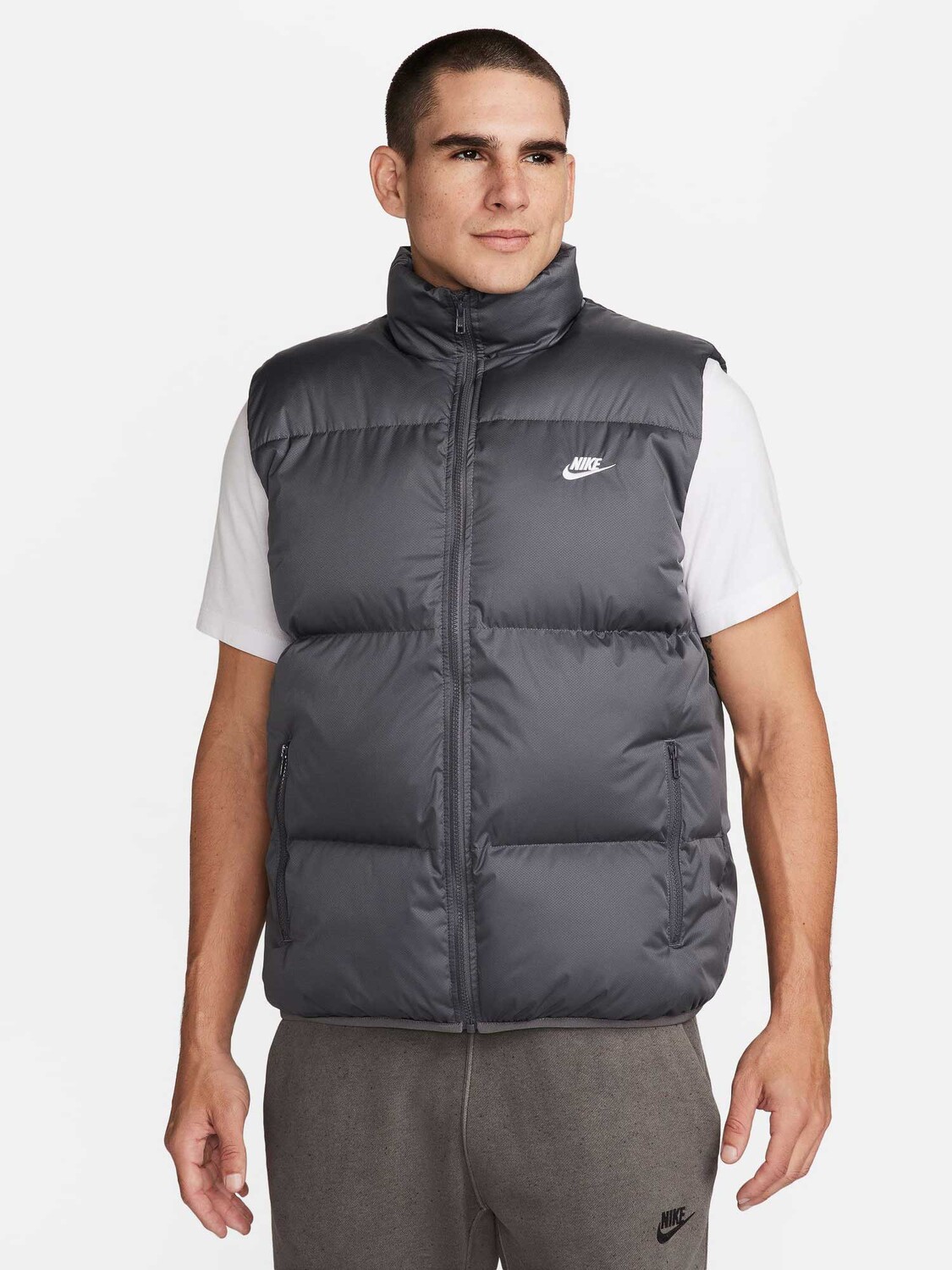 

Утепленный жилет Nike M NK CLUB PUFFER VEST, серый