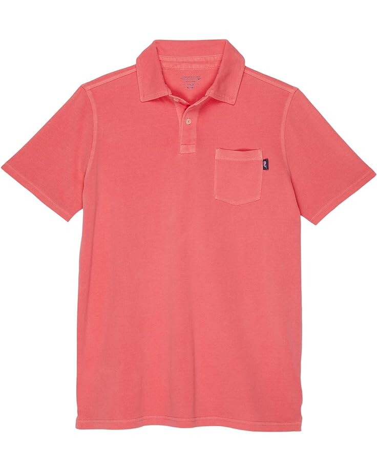 

Поло Vineyard Vines Surfside Pique Polo, цвет Lobster Reef