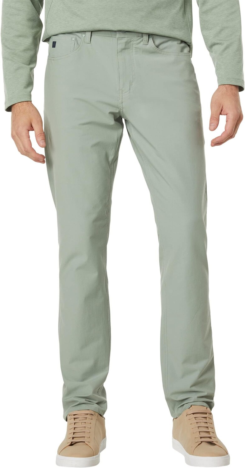 

Брюки с пятью карманами на ходу Vineyard Vines, цвет Sage Olive