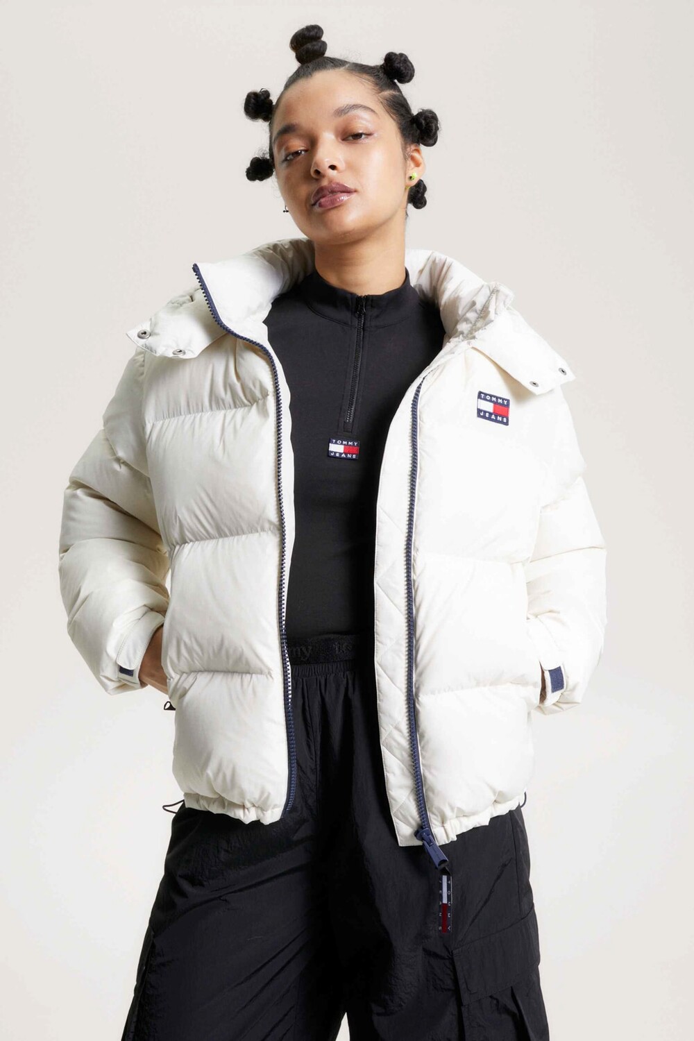 

Зимняя куртка - Белый - Пуховик Tommy Hilfiger, белый