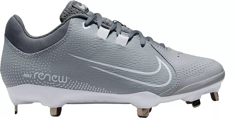 

Женские бутсы для софтбола Nike Hyperdiamond 4 Pro Metal Fastpitch, серый/белый