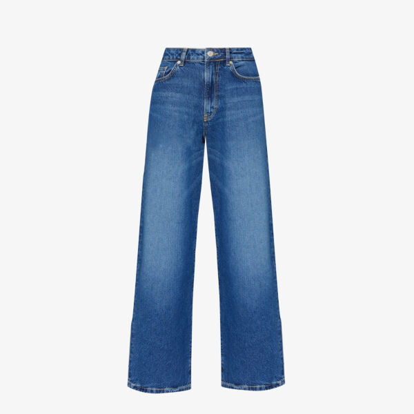 

Широкие джинсы belum из переработанного хлопка с высокой посадкой Jeanerica, цвет vintage 62