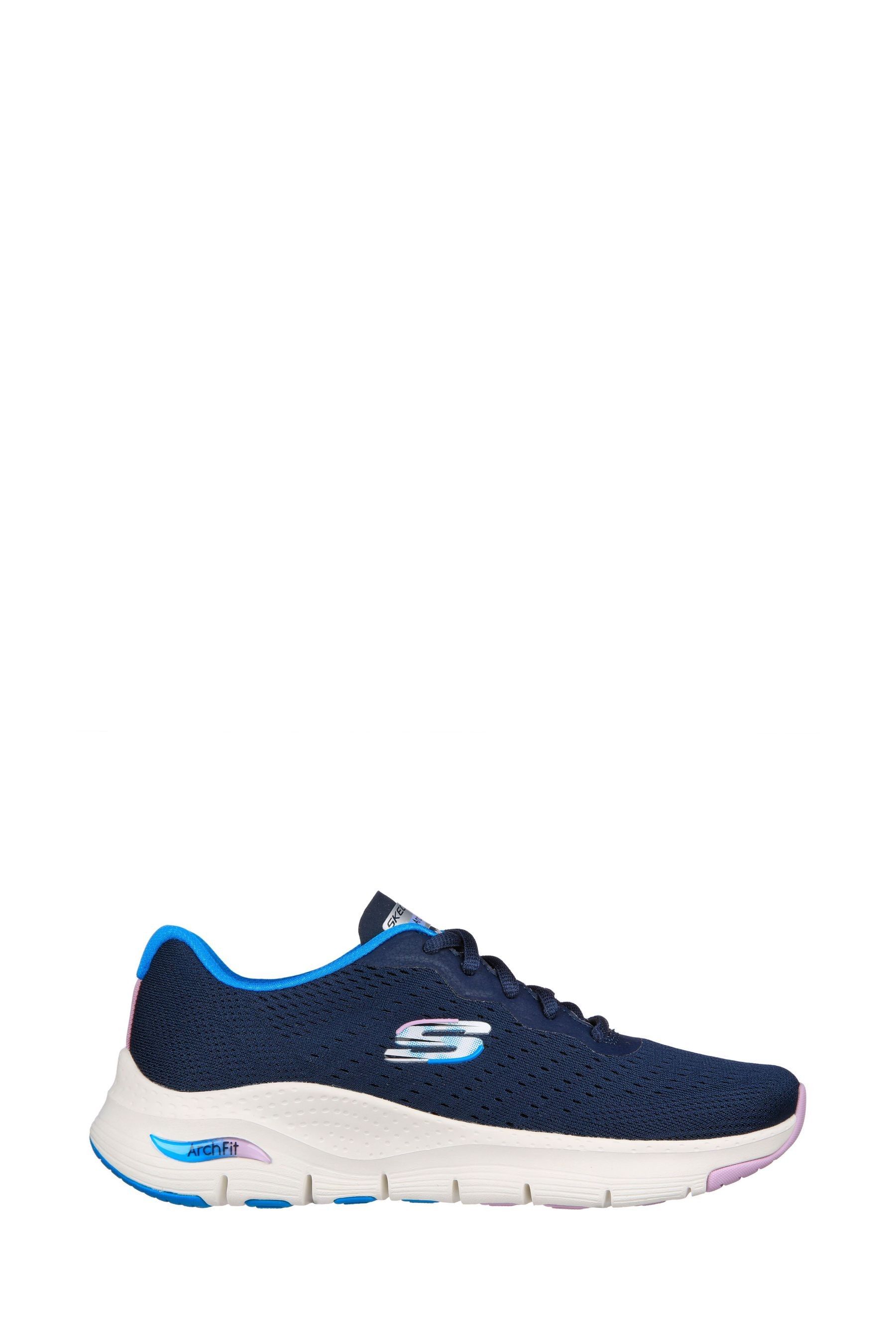 Спортивная обувь Arch Fit Infinity Cool Skechers, синий кроссовки skechers arch fit infinity cool trainer debenhams синий