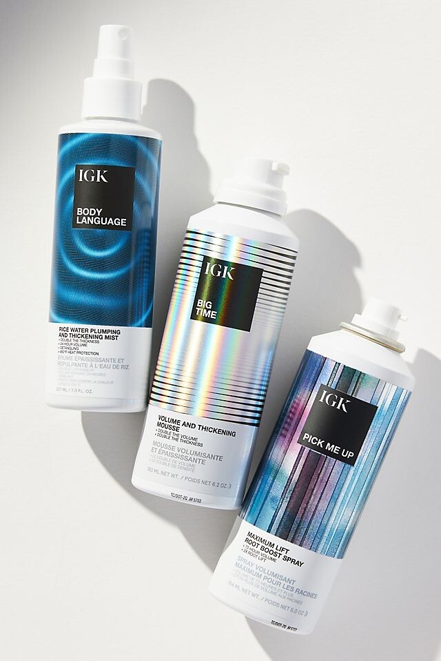 

Подарочный набор IGK Big Hair Volumizers, белый