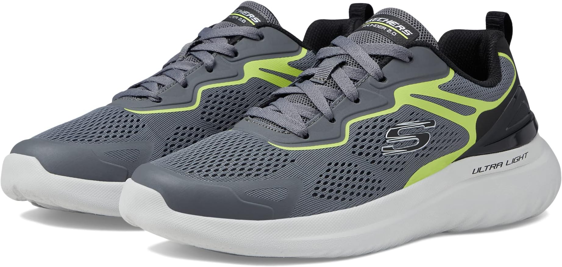 

Кроссовки Bounder 2.0 Andal SKECHERS, цвет Charcoal/Lime