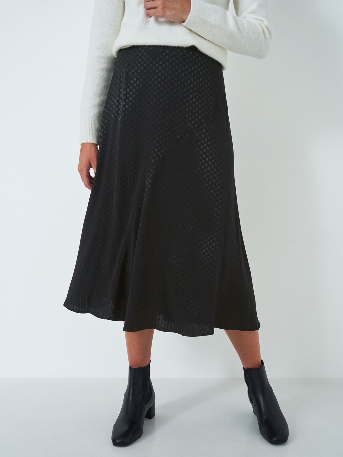 

Crew Clothing Юбка Mandy в горошек, черный