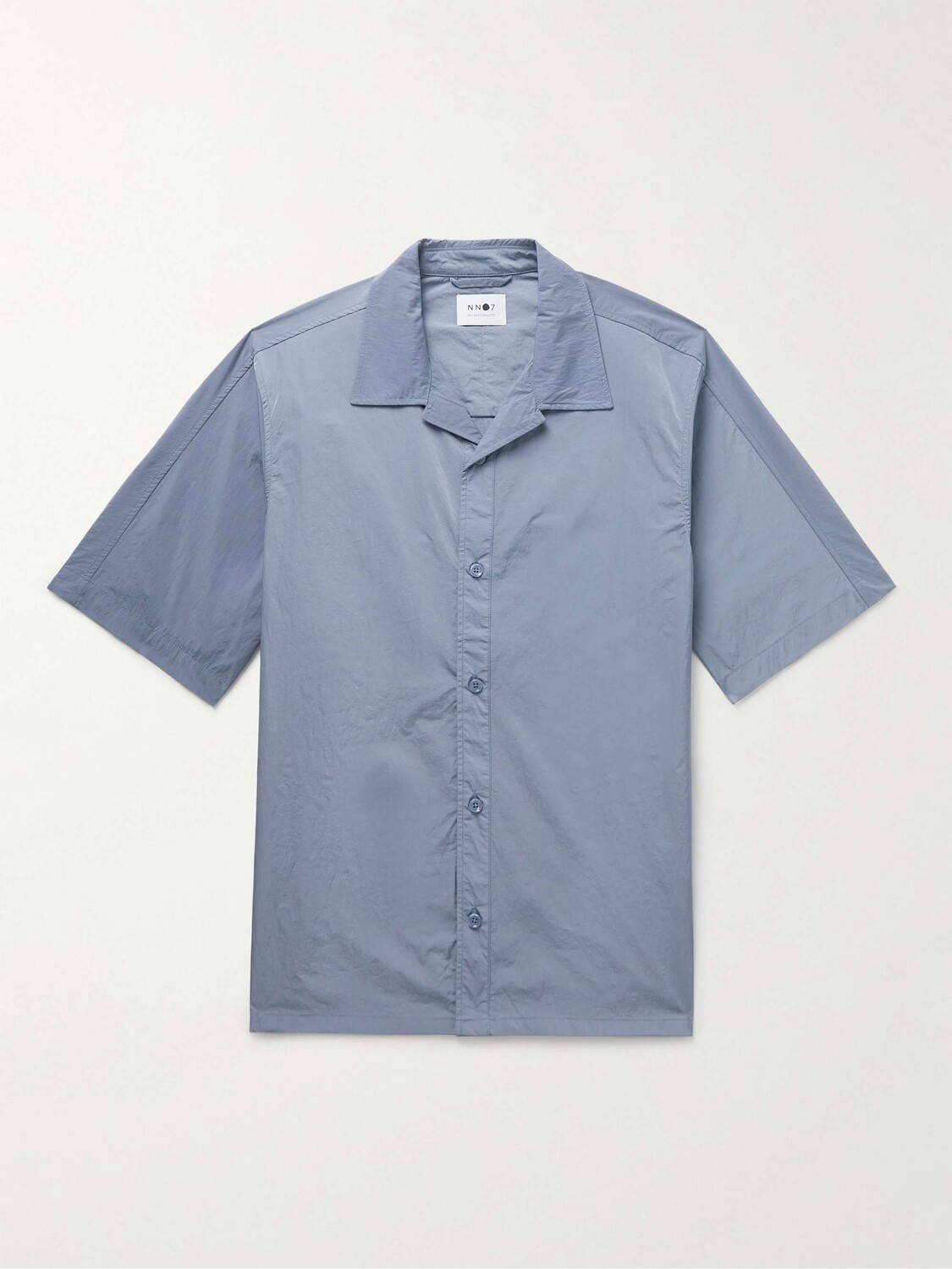 

Рубашка Ole 1442 Camp-Collar из переработанного материала NN07, синий