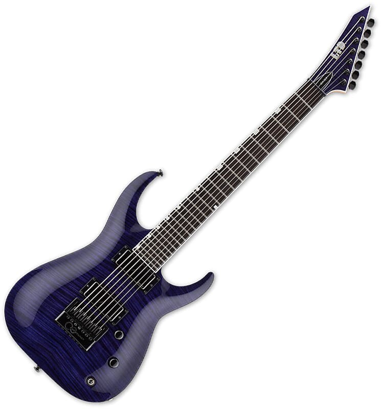 

Электрогитара ESP LTD Brian Head Welch SH-7ET FM Signature 7-String Electric Guitar See Thru Purple