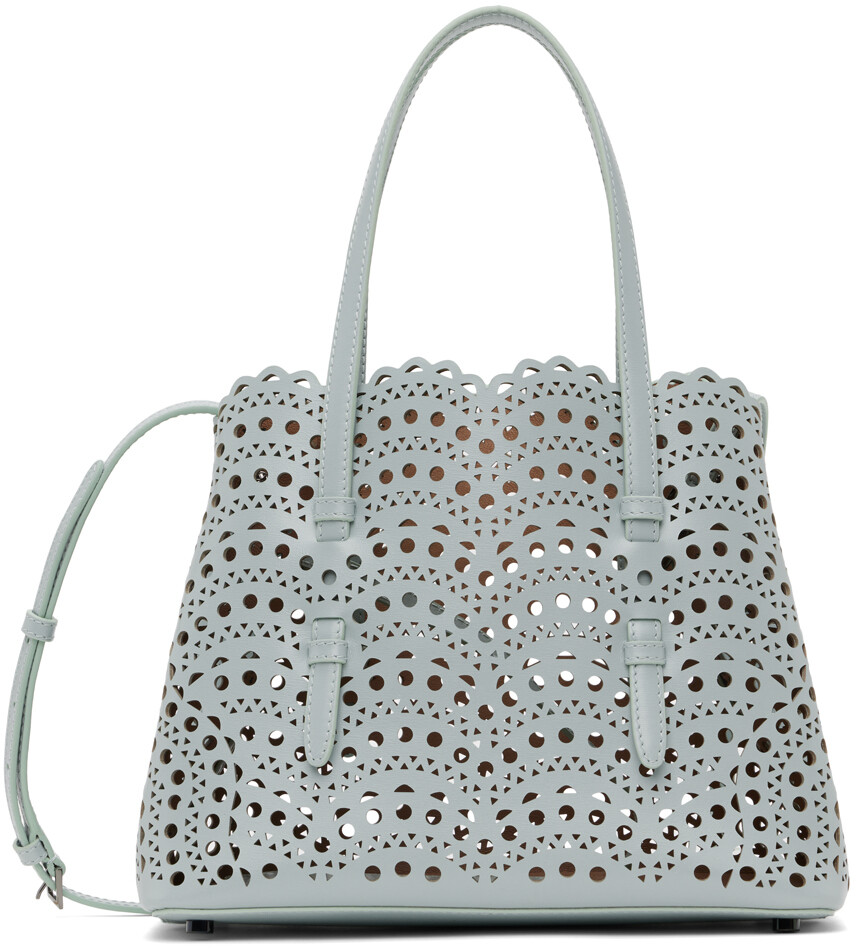 

Синяя сумка Mina 25 Alaïa