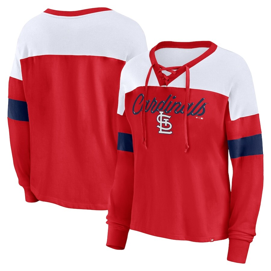 

Футболка с длинным рукавом Fanatics Branded St Louis Cardinals, красный