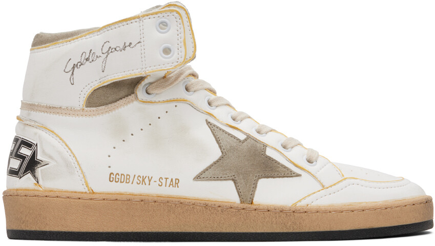 

Белые кроссовки Golden Goose Sky-Star