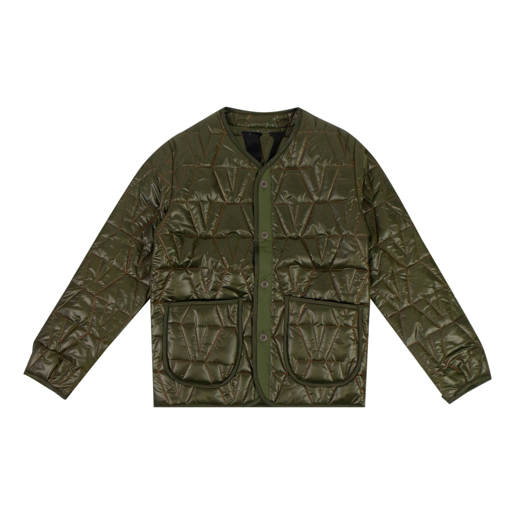 цена Стеганая куртка Vlone Зеленый
