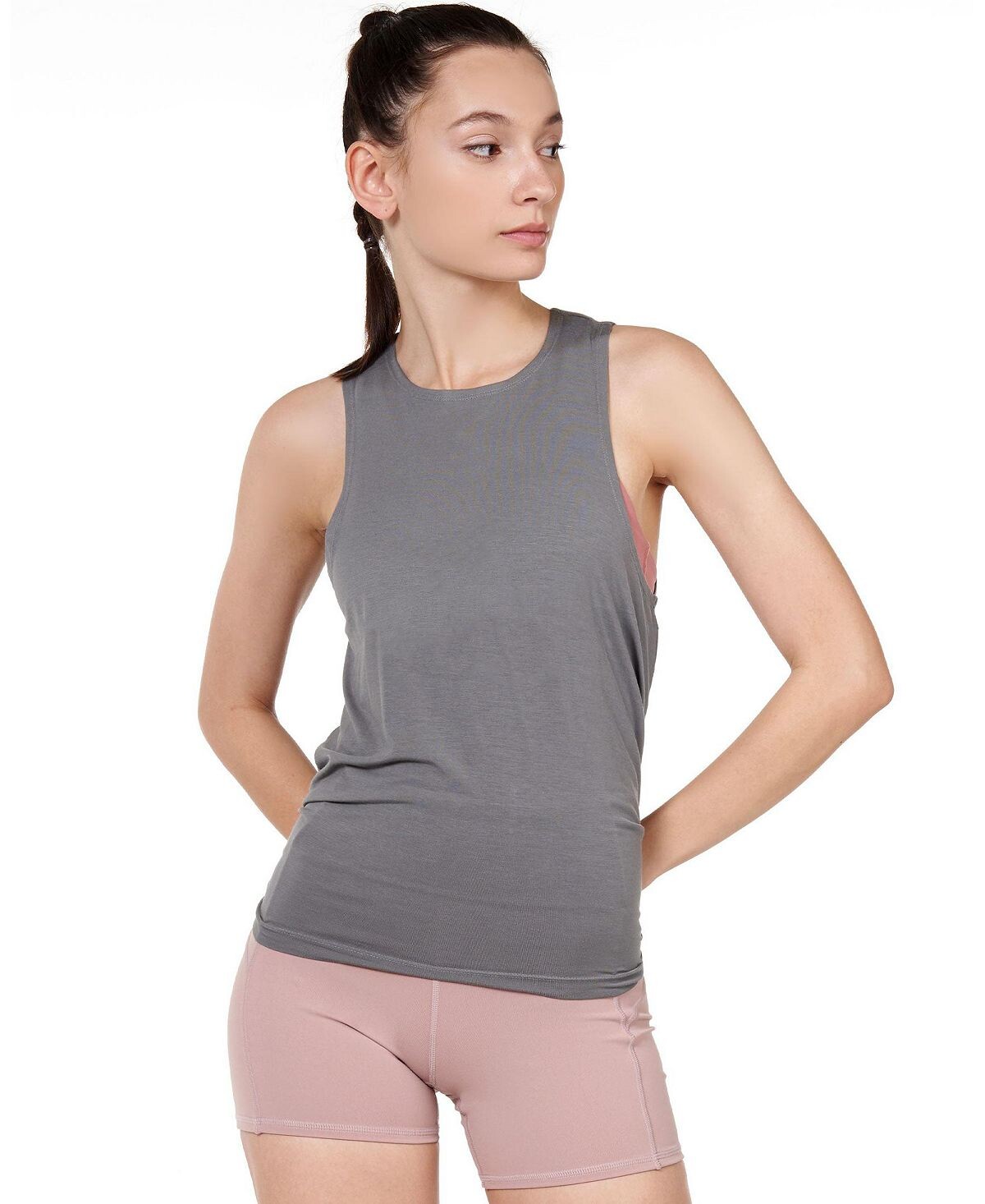 

Женская майка Sophia с разрезом из модала Rebody Active