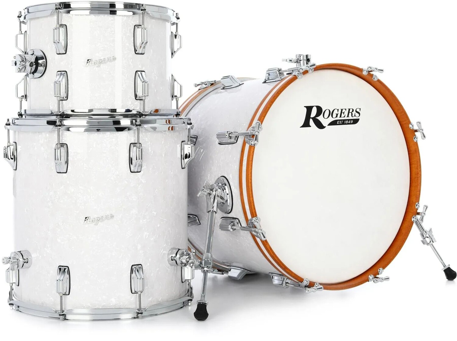 

Набор из трех частей Rogers Drums PowerTone Shell — White Marine Pearl